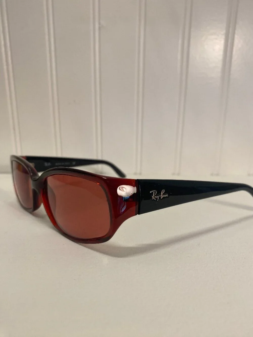 Ray-Ban - FRAMES ONLY!! - RB4055 660 - Red and Black Frames - Made in Italy